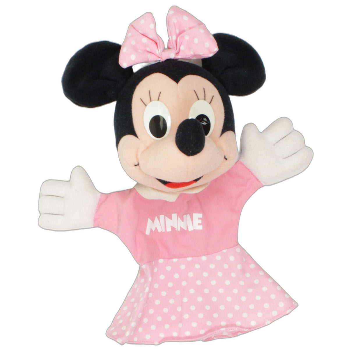 123000025568 Hasbro Playskool, Minnie Maus Handpuppe Kumpel Leo 1987 32cm _Vintage_