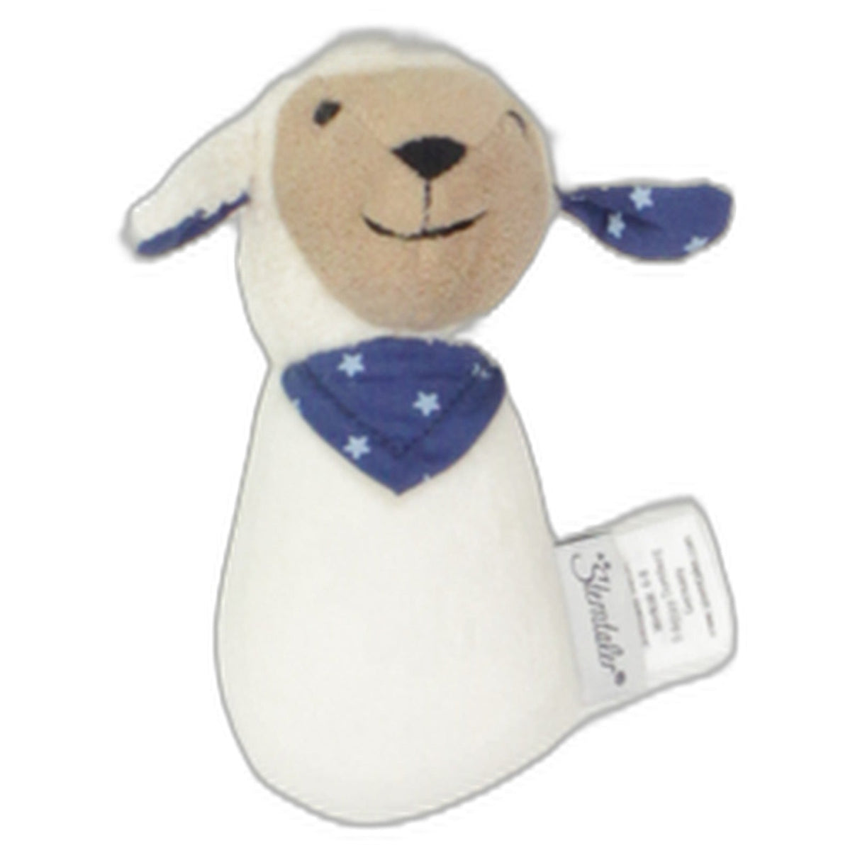 123000025569 Sterntaler Süßes Schaf mit Rassel Zwitscher-Greiffigur Kumpel Leo 12cm Baby & Kleinkind Blau