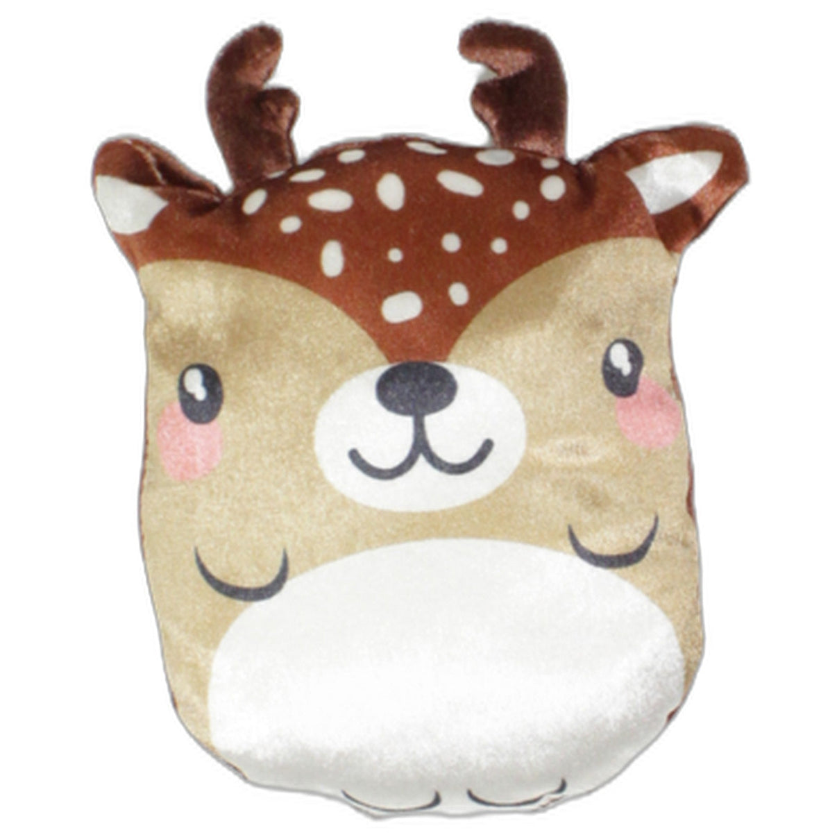 123000025570 Unbekannt Süßes glänzendes Reh Formkissen Kumpel Leo 18cm Beige Braun