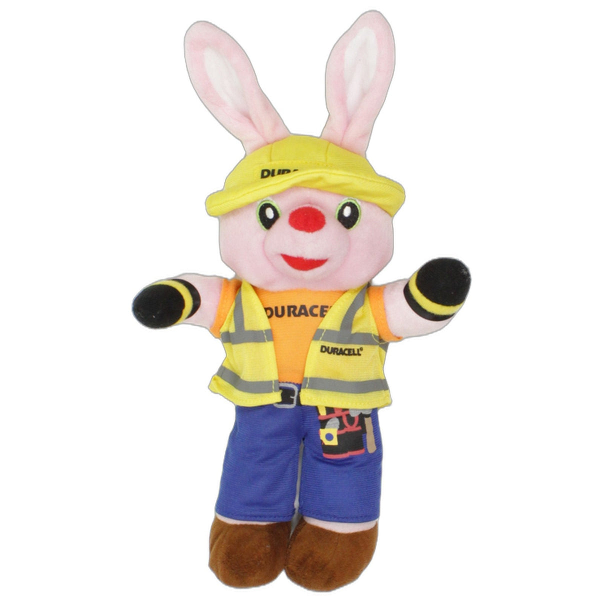 123000025586 Unbekannt Duracell Hase mit Arbeitskleidung Kuscheltier Kumpel Leo 25cm ebay-20-stofftiere Gebraucht