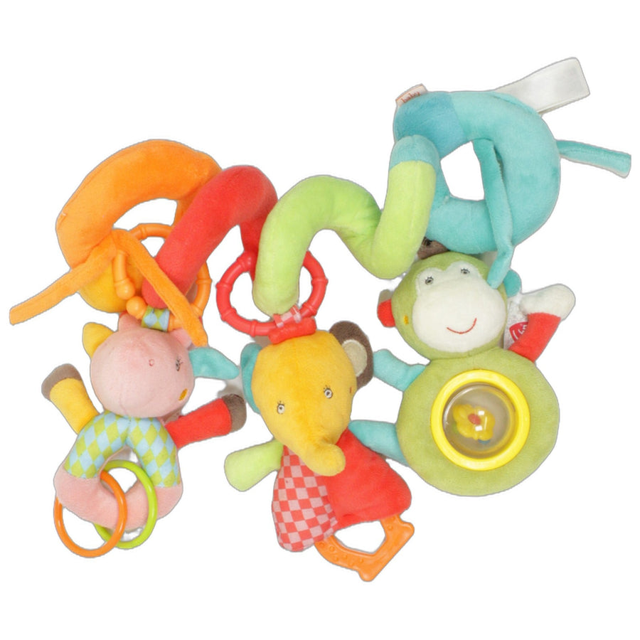 Großes Aktivitätsspielzeug mit Affe, Elefant und Giraffe