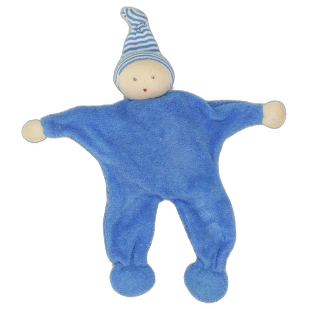 123000025592 Unbekannt Blauer Frottee-Wichtel Püppchen Kumpel Leo 20cm Baby & Kleinkind Beige