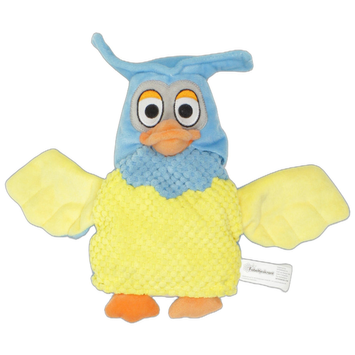 123000025620 Interimage De Fabeltjeskrant, blau-gelber Vogel Handpuppe Kumpel Leo 25cm Blau ebay-stofftiere