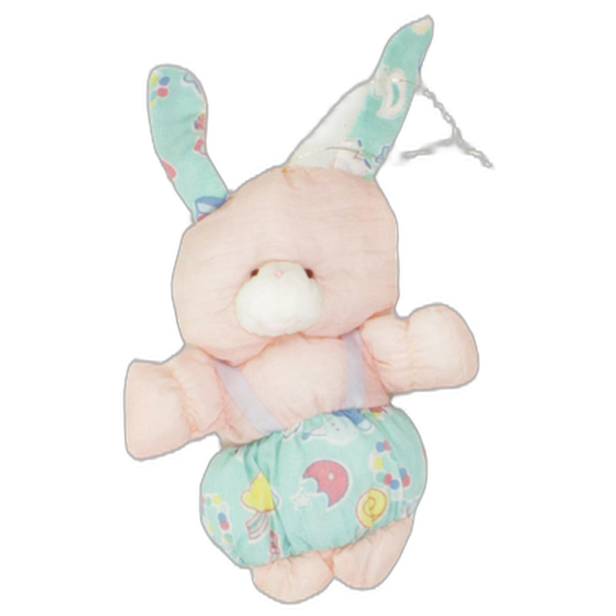 123000025634 Unbekannt Knautschi, rosa mini Hase in Latzhose Kuscheltier Kumpel Leo 14cm Blau ebay-stofftiere