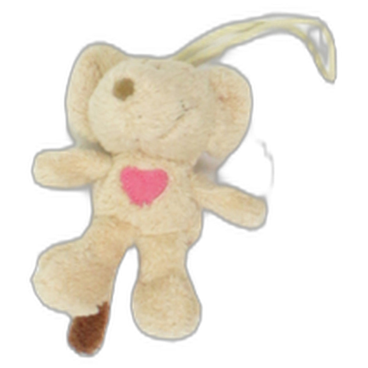 123000025638 Unbekannt Mini Maus mit Flügeln "pass gut auf dich auf!" Kuscheltier Kumpel Leo 8cm Beige ebay-stofftiere