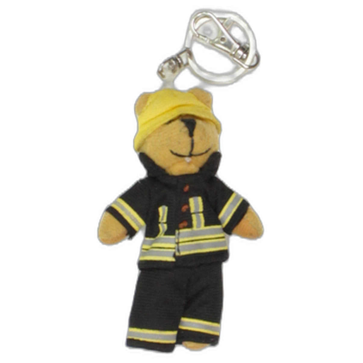 123000025647 Terporten Bär im Feuerwehr-Outfit Schlüsselanhänger Kumpel Leo 12cm Beige Bär