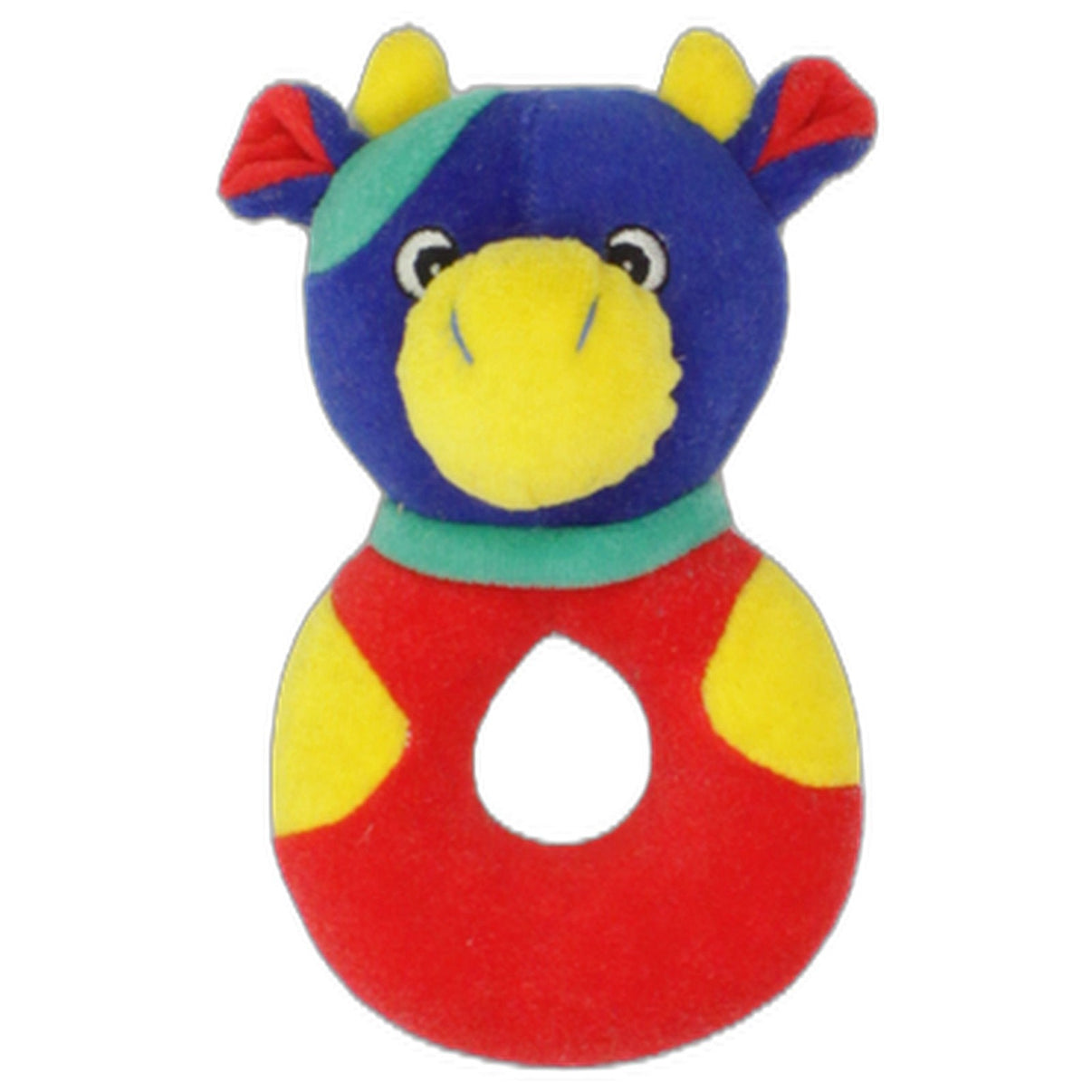123000025668 Unbekannt Bunte Kuh Greifling mit Rassel Kumpel Leo 16cm Baby & Kleinkind Blau