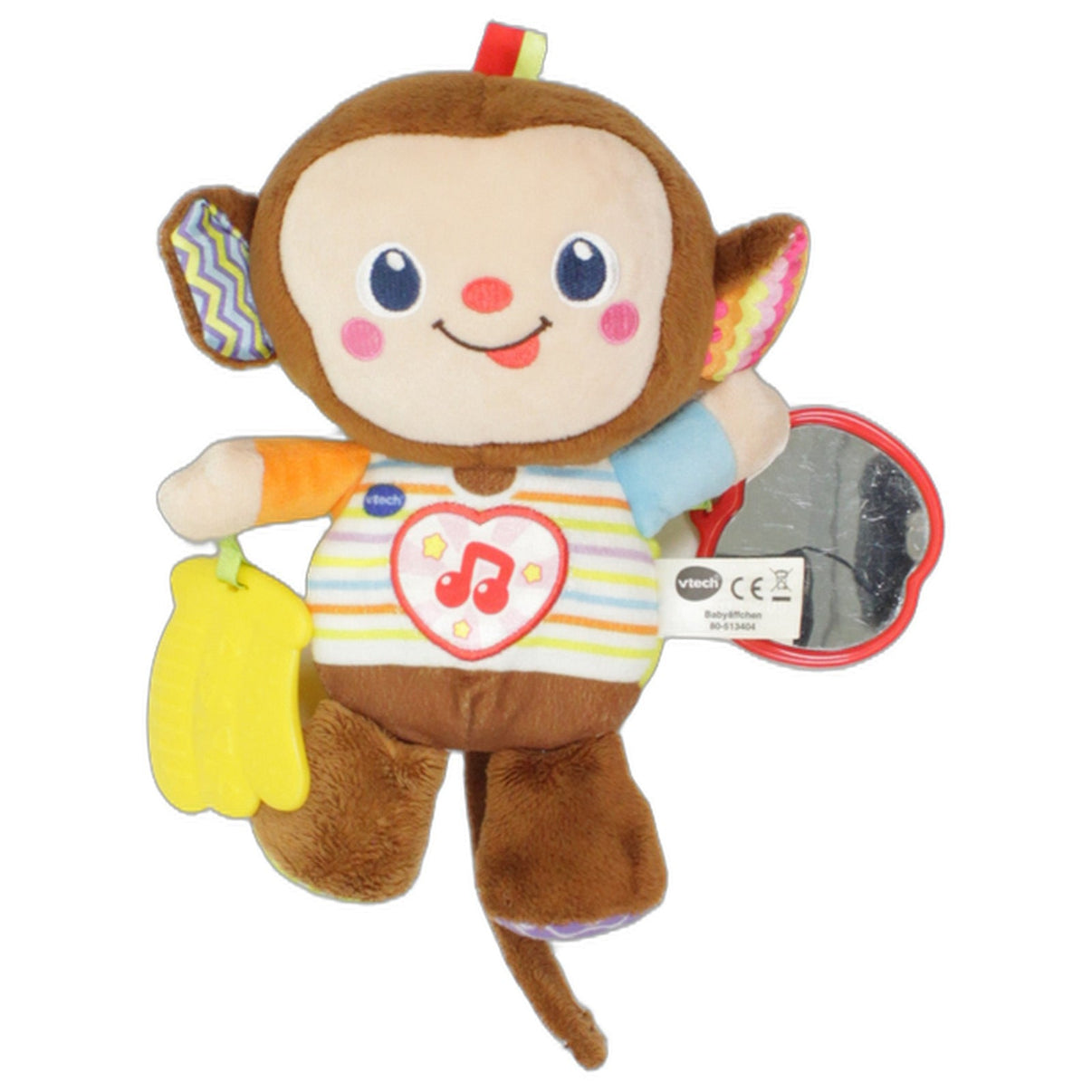 123000025687 VTech Babyäffchen (mit Funktionsmodul) Activity-Kuscheltier Kumpel Leo 22cm Activity-Kuscheltier Affe