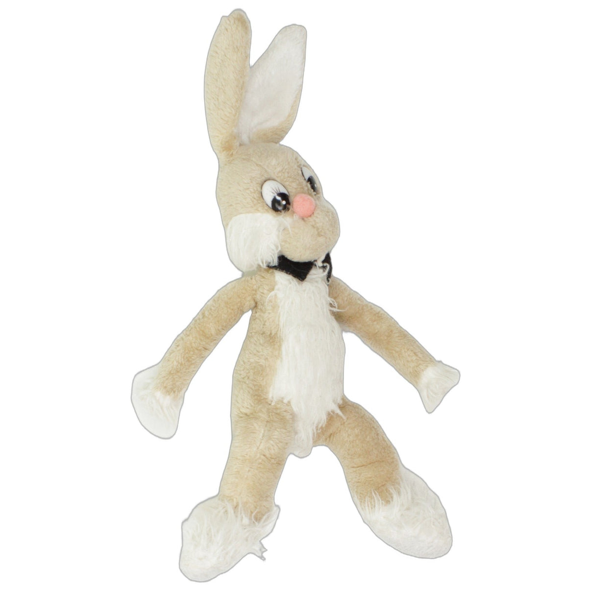 123000025733 Unbekannt Großer beige-weißer Schlenker-Hase Kuscheltier Kumpel Leo 35cm Beige ebay-stofftiere