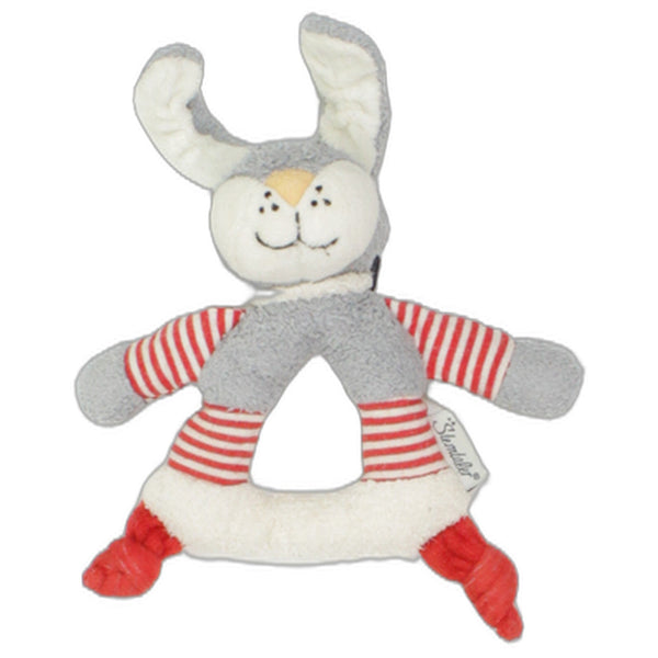 Grauer Hase mit Streifen
