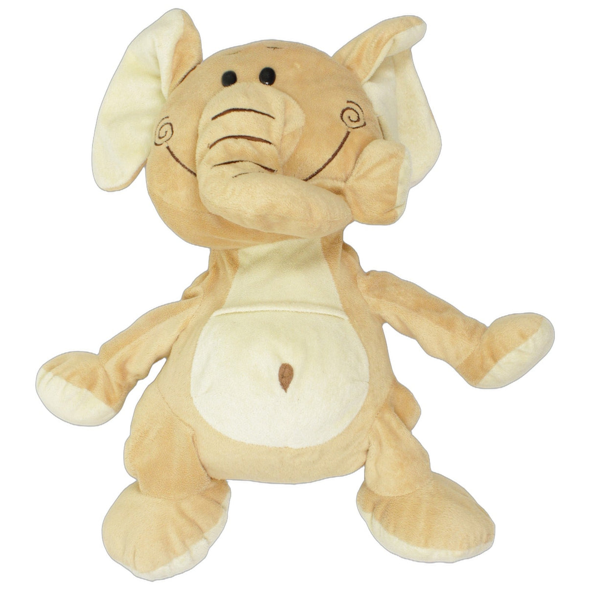 123000025772 Unbekannt XL Schlenker-Elefant, beige Kuscheltier Kumpel Leo 45cm Beige Braun