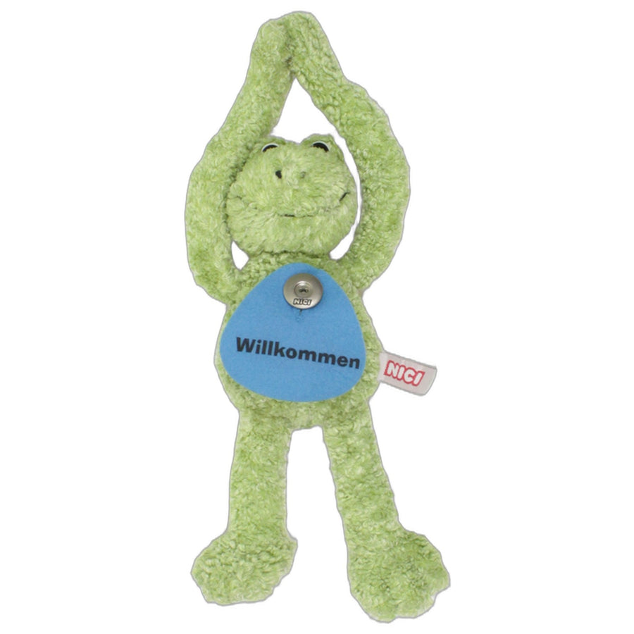Grüner Frosch "Willkommen / Bitte nicht stören!"
