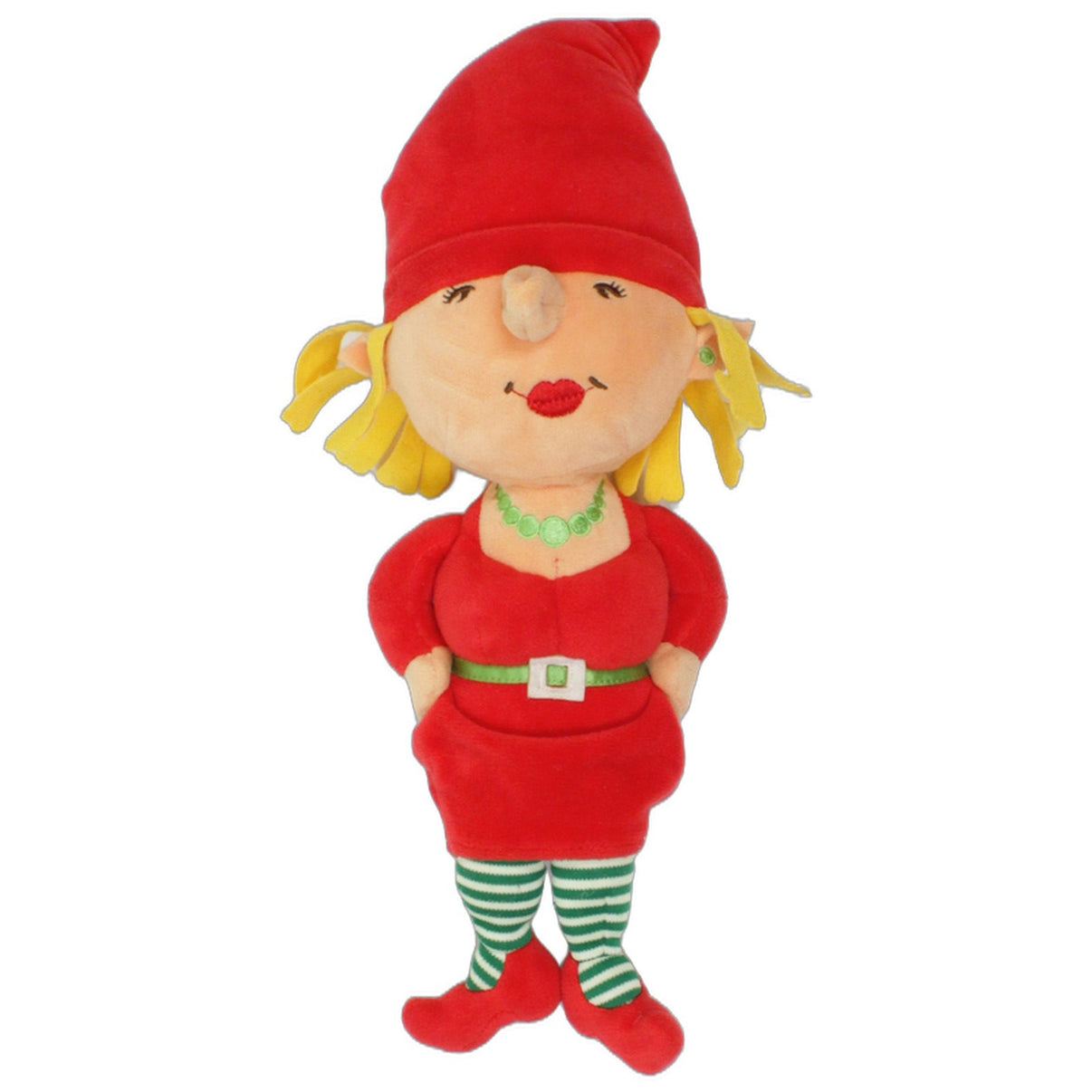 123000025807 Bob der Bär Wichtel Frau mit blonden Haaren Plüschfigur Kumpel Leo 35cm ebay-20-stofftiere Gebraucht