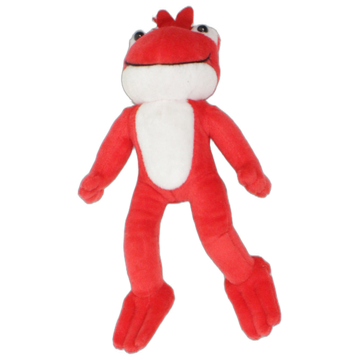 123000025808 Holtzmann Creativ Roter Frosch mit Krone Kuscheltier Kumpel Leo 20cm ebay-stofftiere Frosch