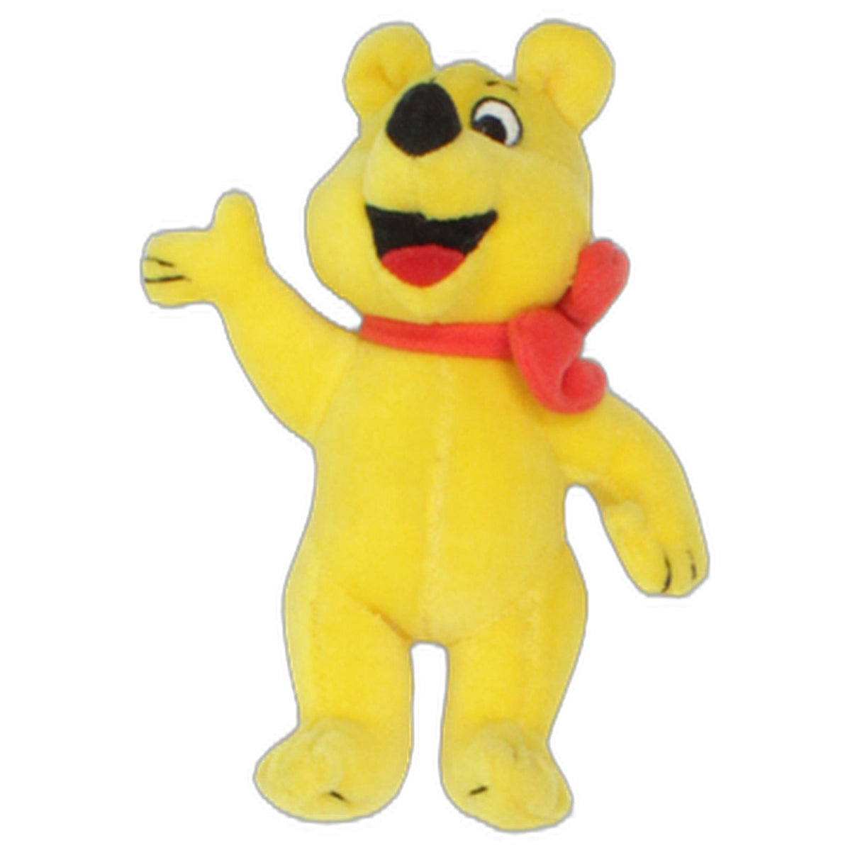 123000025834 Unbekannt Gelber Bär mit roter Schleife Kuscheltier Kumpel Leo 16cm Bär ebay-stofftiere
