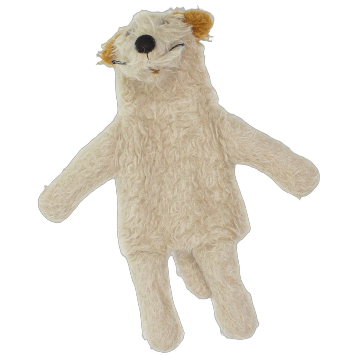 123000025837 BARLEBEN-Handspielpuppen XL Hund, beige Handpuppe Kumpel Leo 48cm Beige Braun