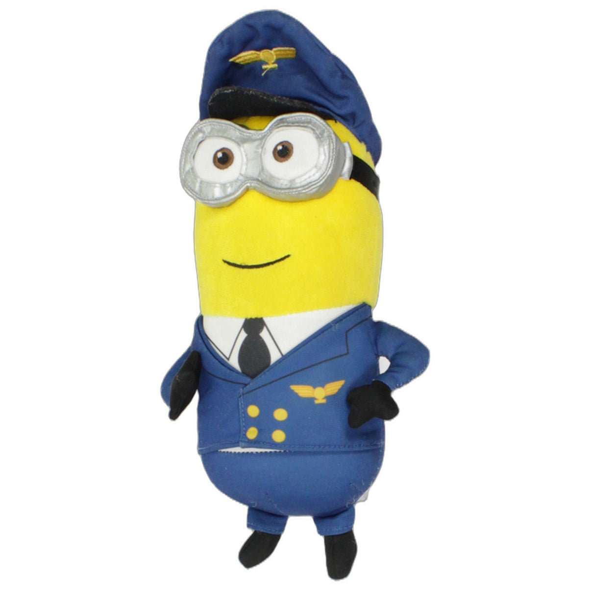 123000025855 Unbekannt Pilot Kevin aus Minions 2 Plüschfigur Kumpel Leo 27cm Blau Charakter