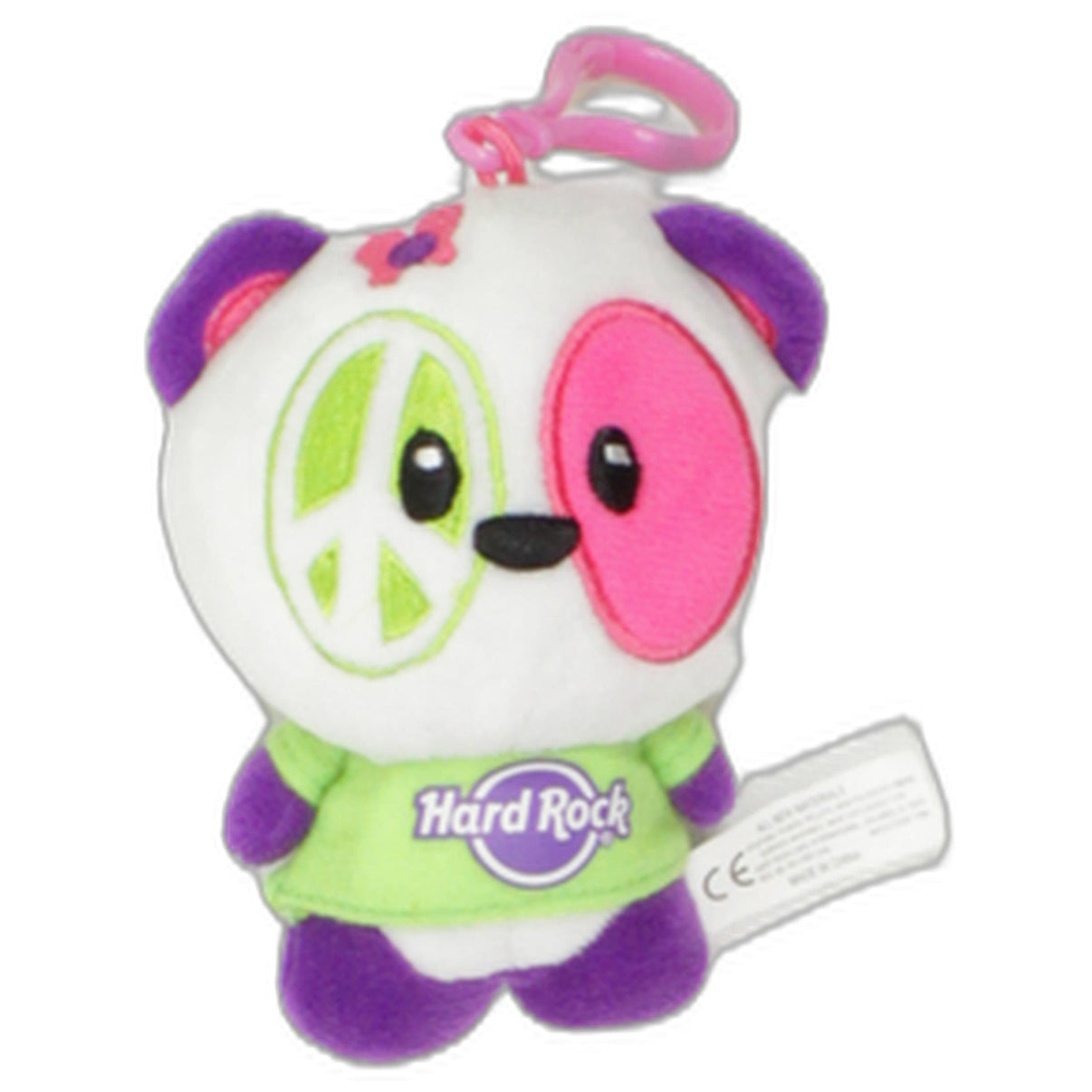 123000025957 Hard Rock Cafe Panda mit Peace-Zeichen Schlüsselanhänger Kumpel Leo 11cm ebay-taschen-rucksaecke Gebraucht