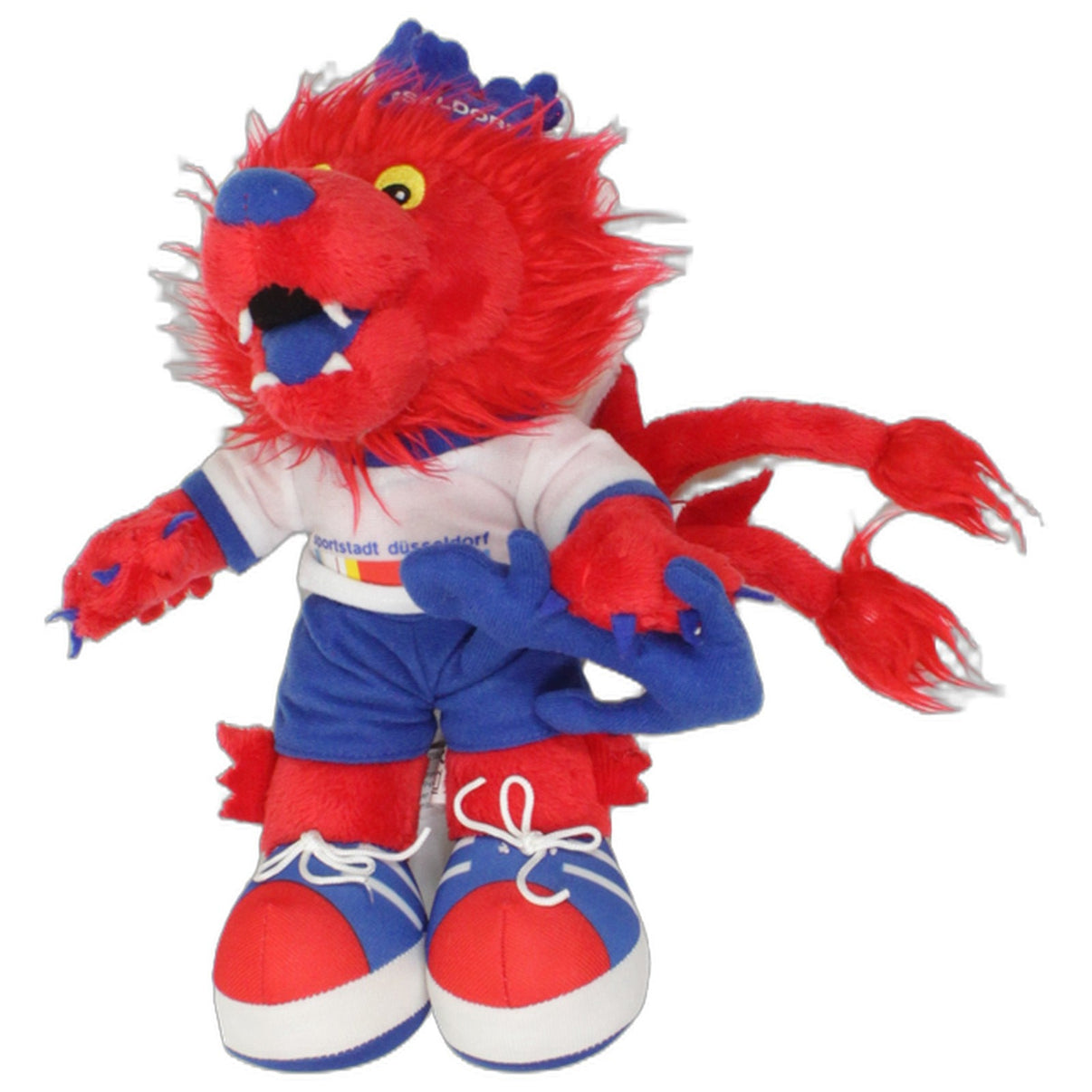123000025970 Promotion Pets Sportstadt Düsseldorf, Roter Löwe Tosi Kuscheltier Kumpel Leo 25cm Blau ebay-20-stofftiere
