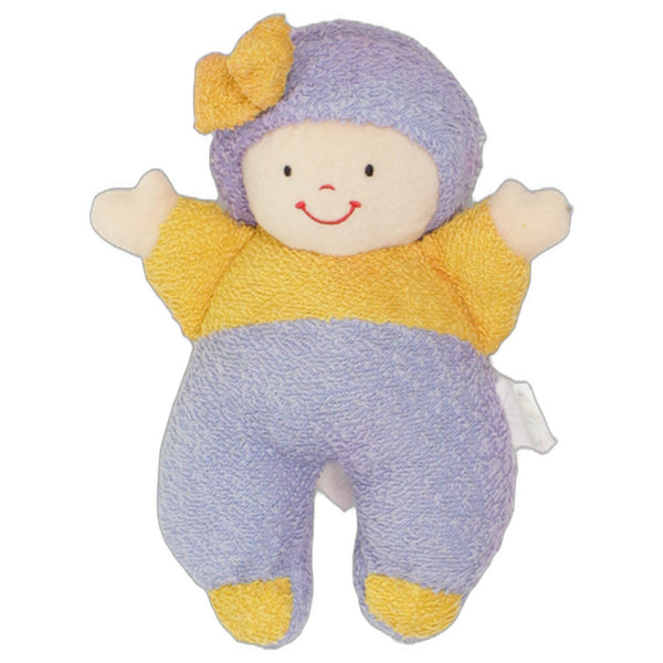Baby Softline, Rasselpuppe gelb-lila