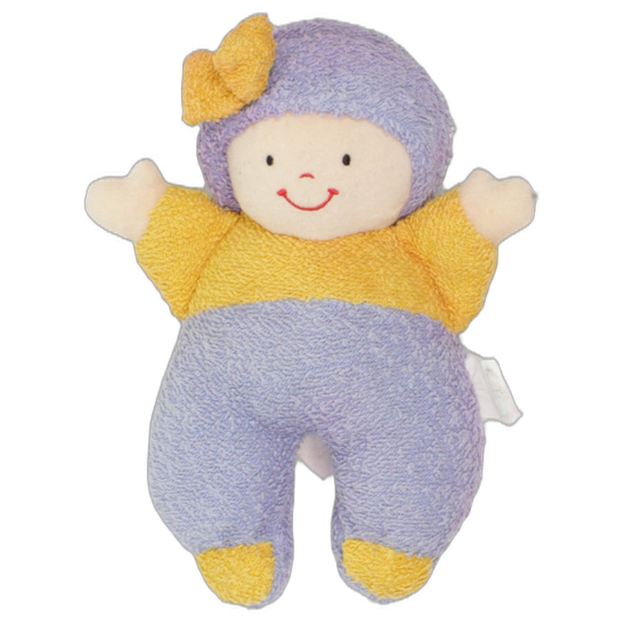Baby Softline, Rasselpuppe gelb-lila