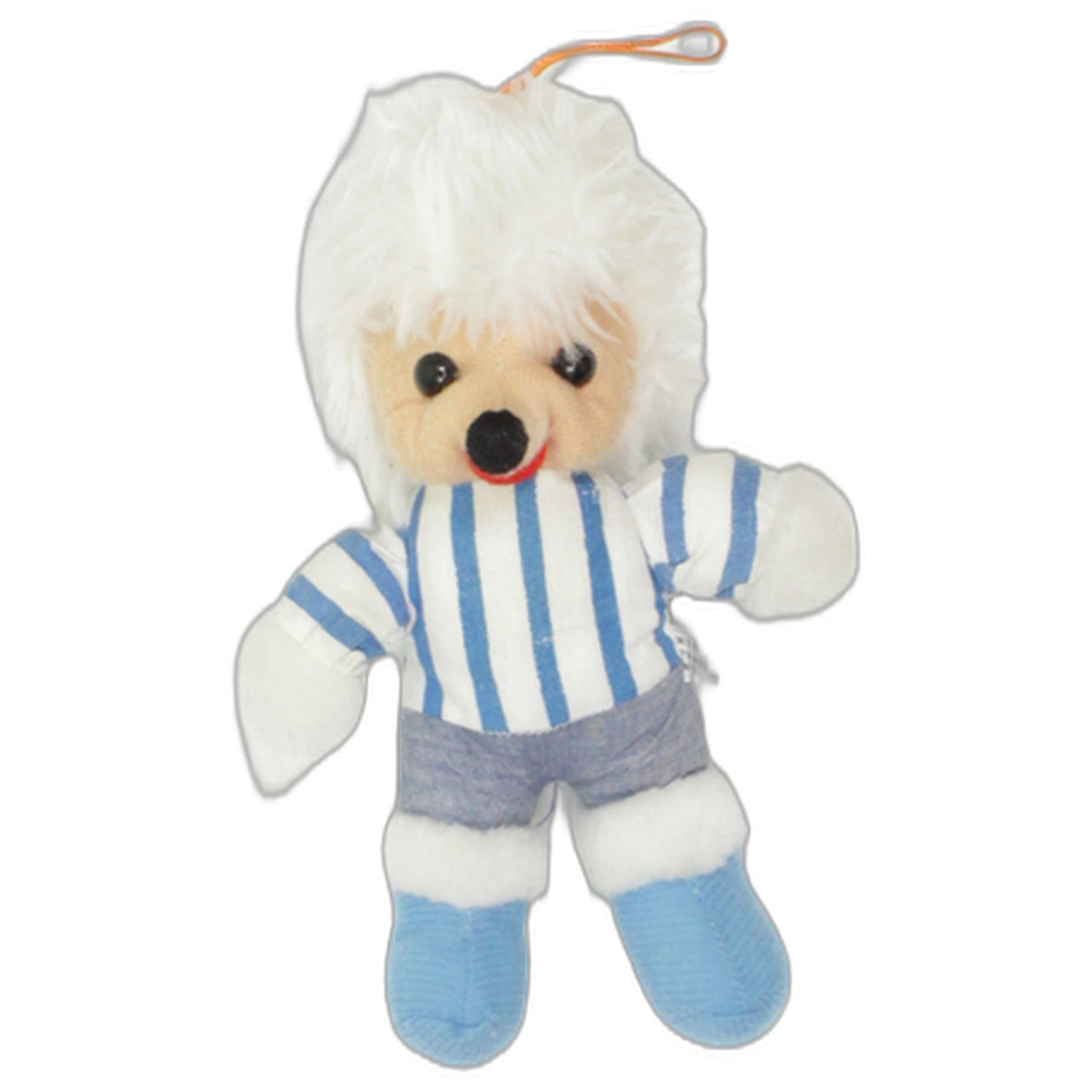 123000026007 WERTPRÄSENT Süßer Igel mit weißen Haaren Kuscheltier Kumpel Leo 20cm Beige Blau