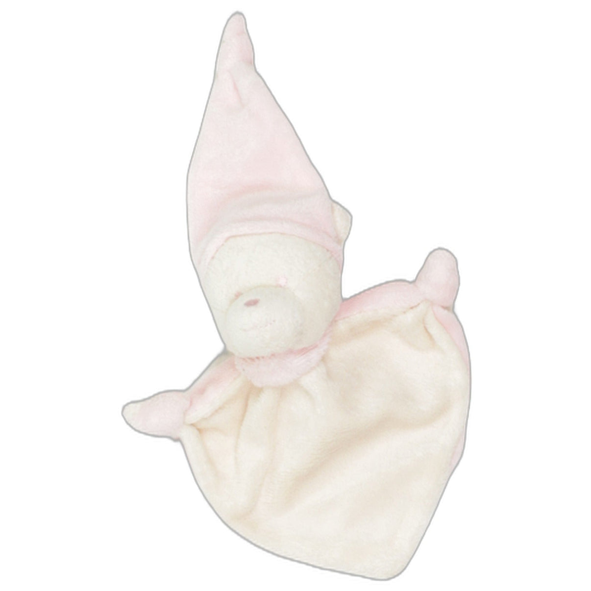 123000026008 Unbekannt Süßer Bär mit rosa Zipfelmütze Schmusetuch mit Rassel Kumpel Leo 15cm 20cm Baby & Kleinkind