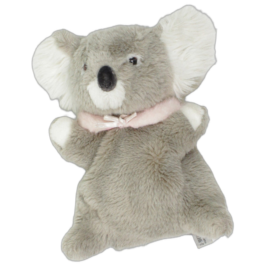 Grauer Koala mit rosa Cape