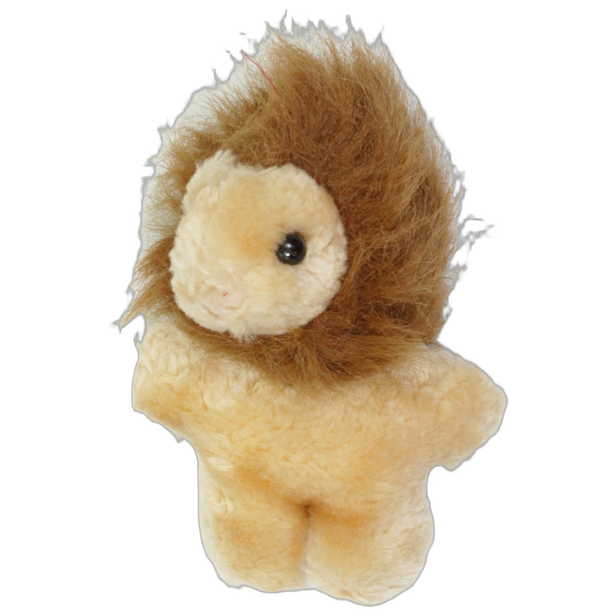 123000026057 Unbekannt Kleiner brauner Löwe, stehend Kuscheltier Kumpel Leo 15cm Beige Braun