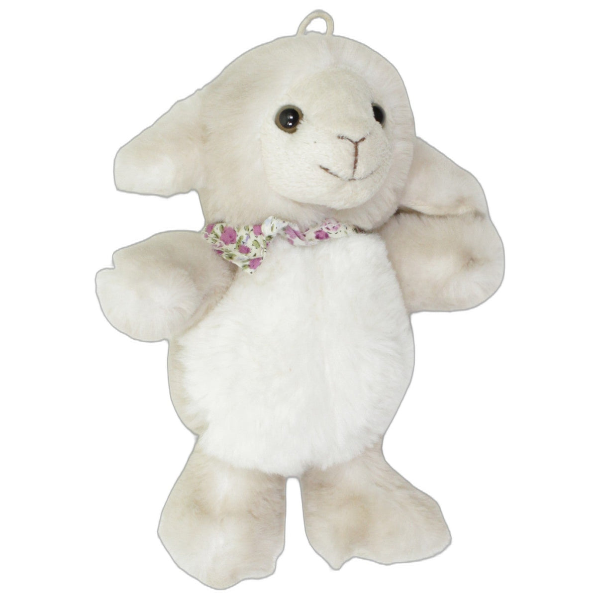 123000026065 Dressler & Zimmerhackl Weiches Schaf mit lila Blumenmuster Kuscheltier Kumpel Leo 19cm Beige ebay-stofftiere