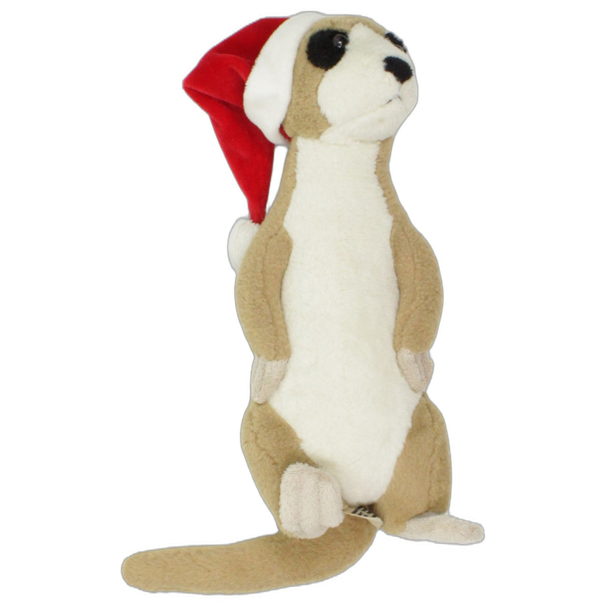 123000026076 Althans Club Beige-weißes Erdmännchen mit roter Mütze, stehend Kuscheltier Kumpel Leo 26cm Beige ebay-stofftiere