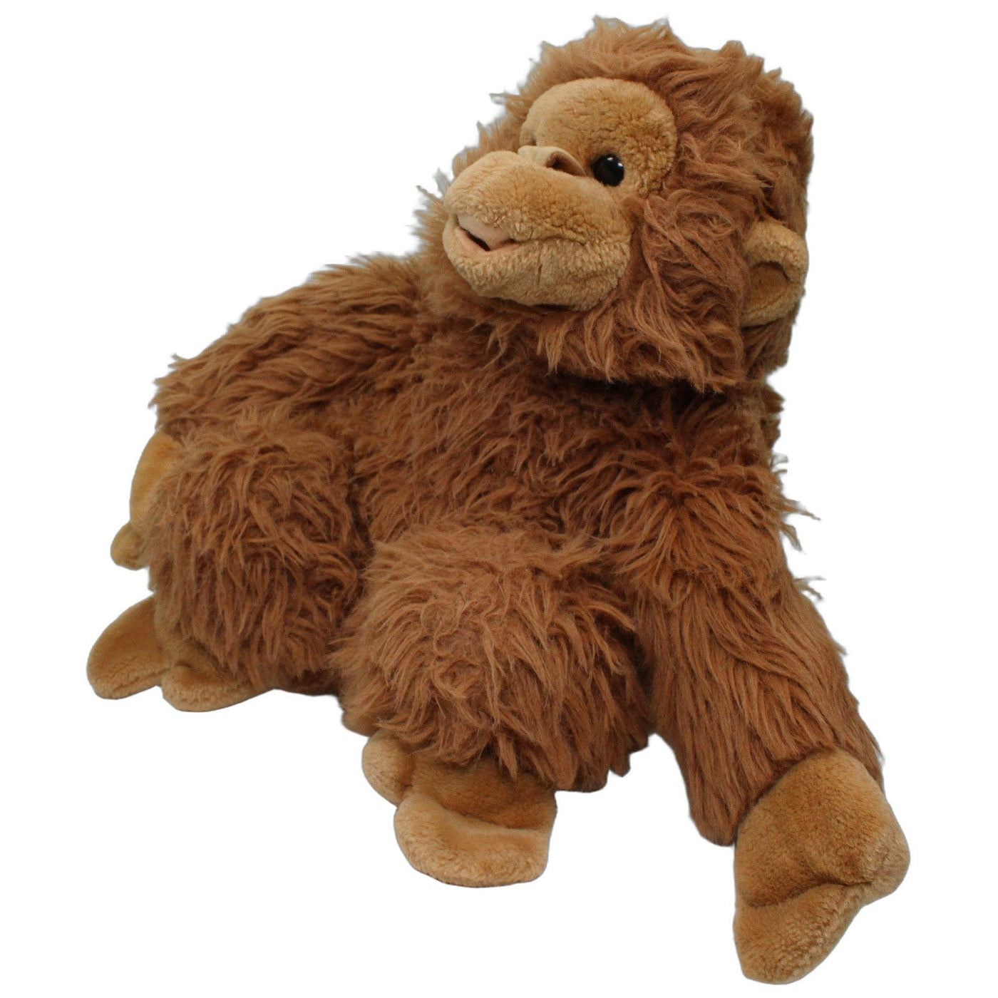 123000026110 Spielbauer XL Orang-Utan, sitzend Kuscheltier Kumpel Leo 40cm Affe Beige