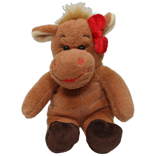 Schlenker Pferd mit rotem Lippenstift