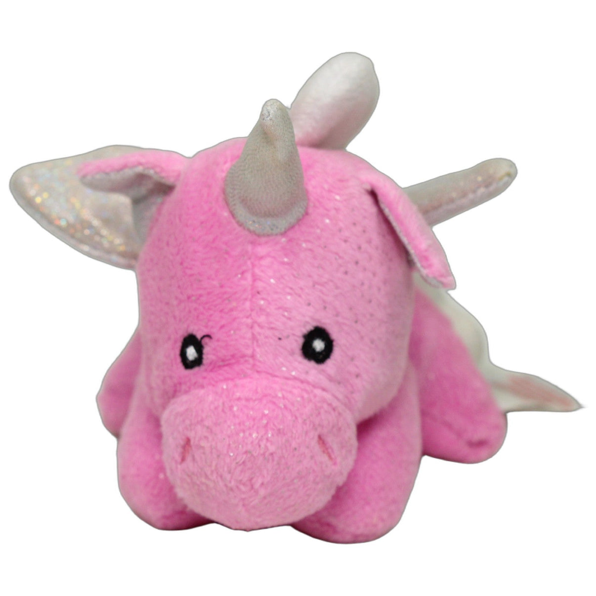 123000026136 Primark Rosa Einhorn mit silbernen Flügeln Kuscheltier Kumpel Leo 15cm ebay-stofftiere Einhorn