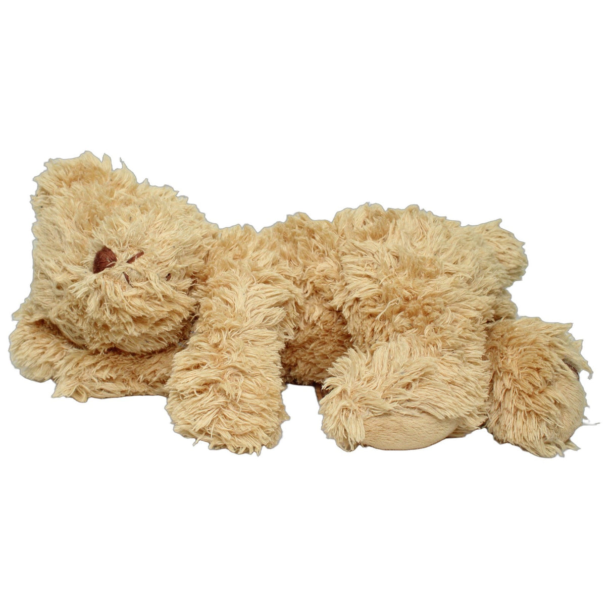 123000026177 Bukowski Design Hellbrauner schlafender Zottel-Bär Kuscheltier Kumpel Leo 30cm Beige Bär
