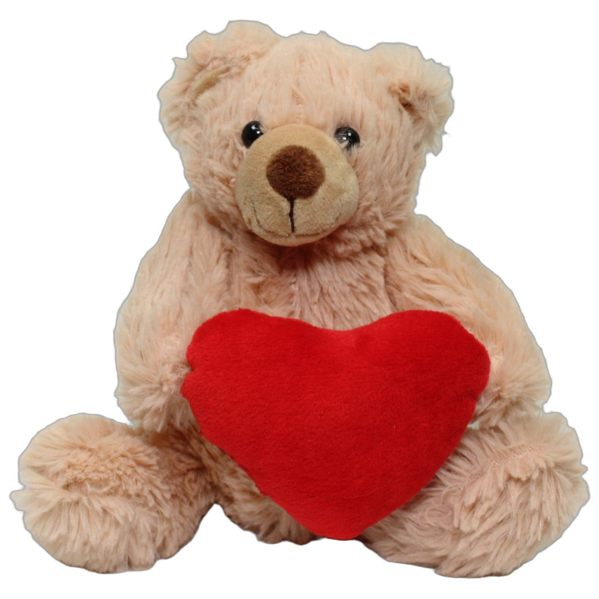 123000026180 TFC 51 Bär mit Herz, sitzend Kuscheltier Kumpel Leo 19cm Beige Braun