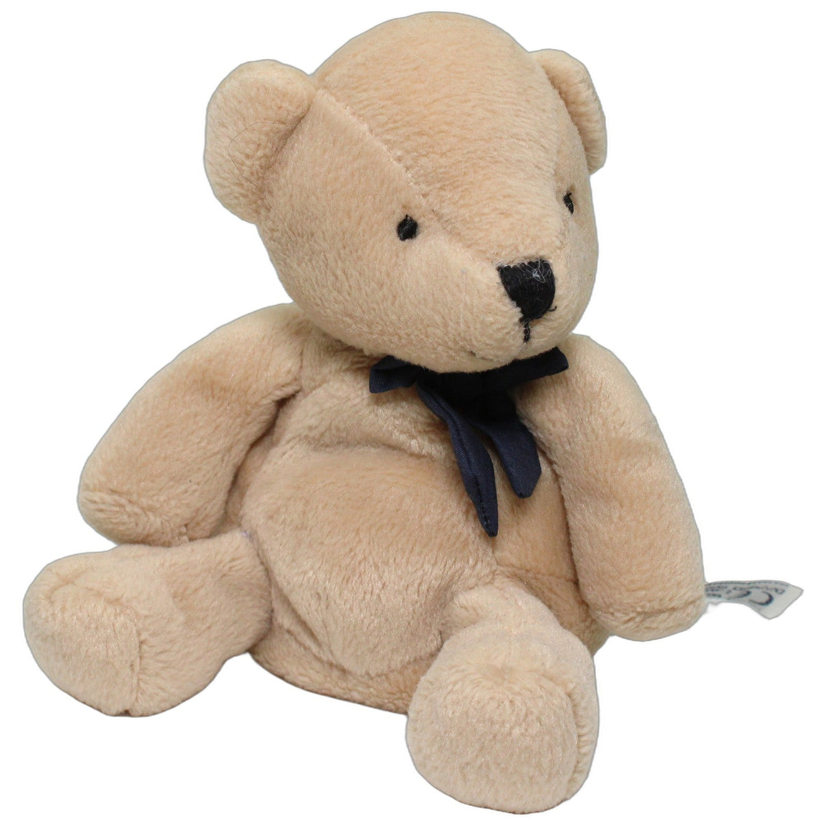 123000026234 Joual Beiger Teddy mit Schleife, sitzend Kuscheltier Kumpel Leo Beige Blau Braun