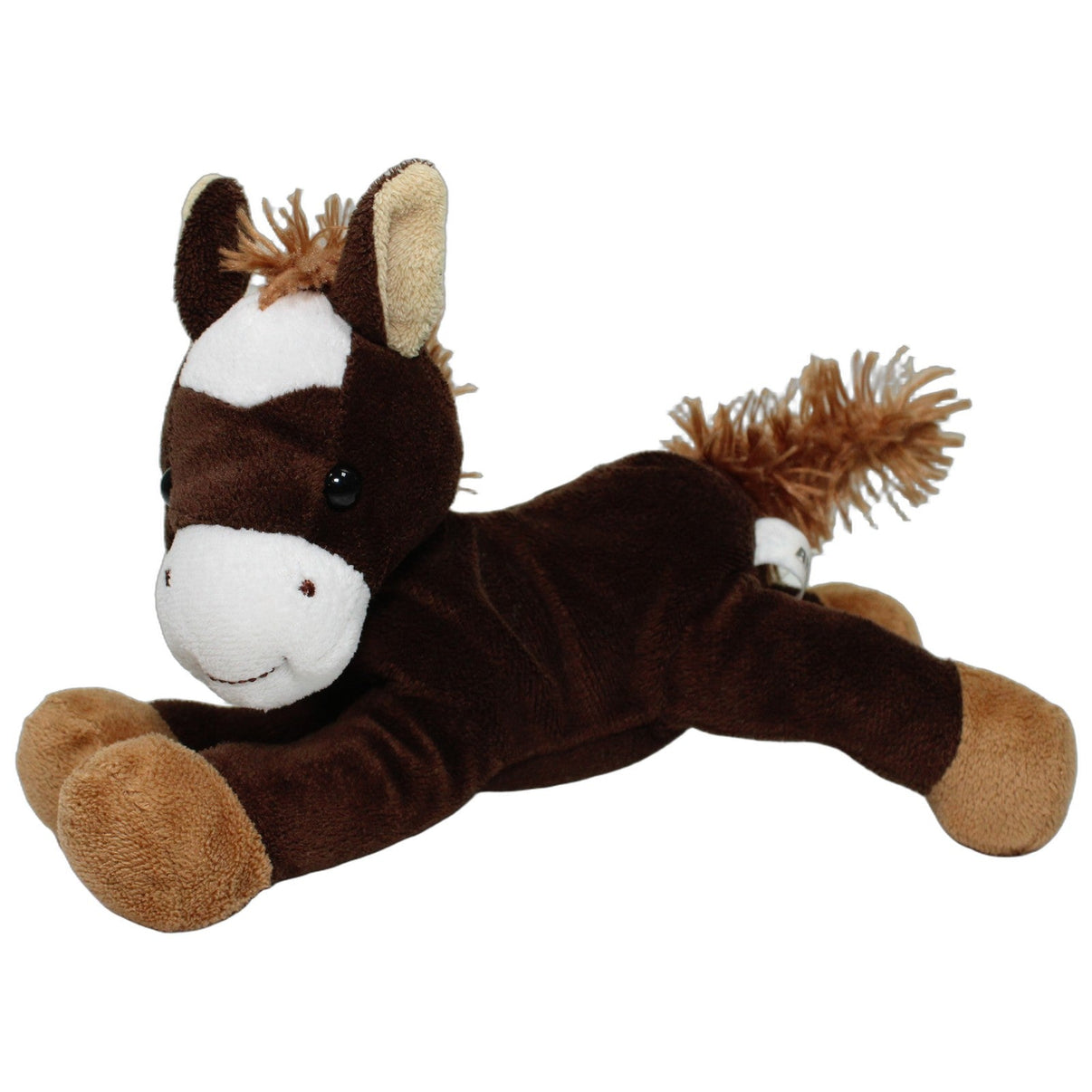 123000026253 Althans Club Braunes Pferd, liegend Kuscheltier Kumpel Leo Beige Braun Gebraucht