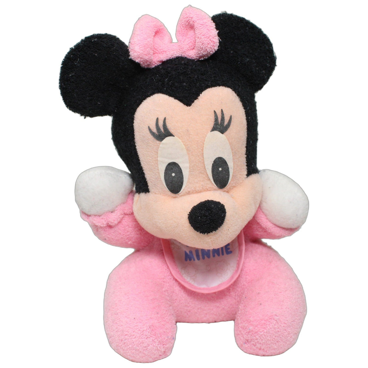 123000026258 Mattel Baby Minnie Maus mit Rassel Kuscheltier Kumpel Leo _Vintage_ Beige Charakter