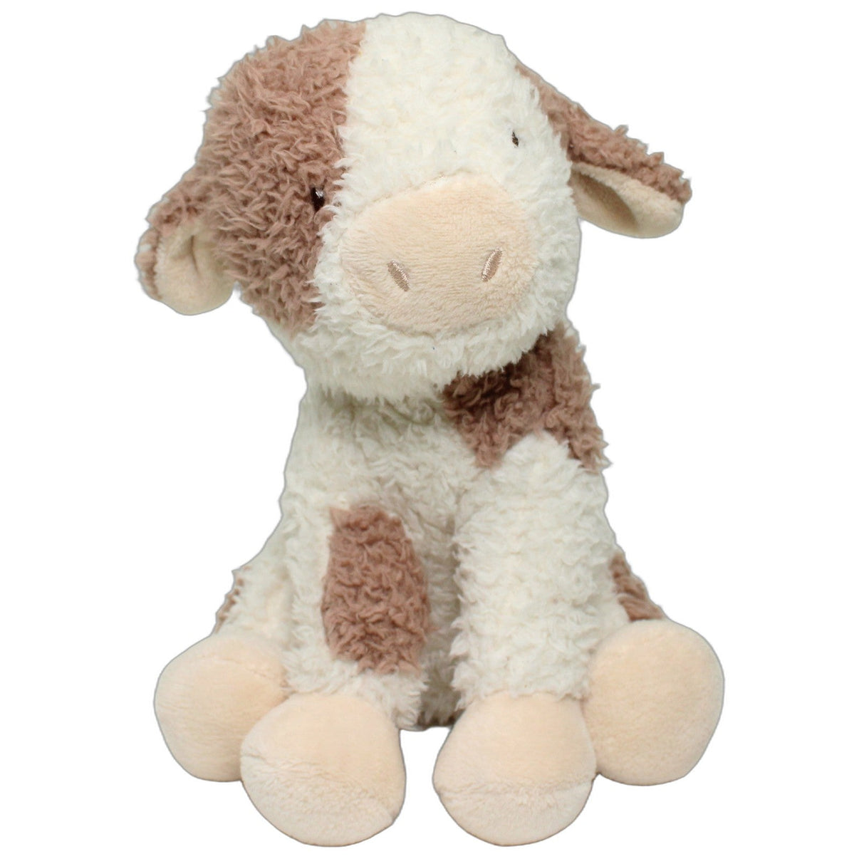 123000026269 Little Dutch Braun-weiß gefleckte Kuh, sitzend Kuscheltier Kumpel Leo Beige Braun Gebraucht