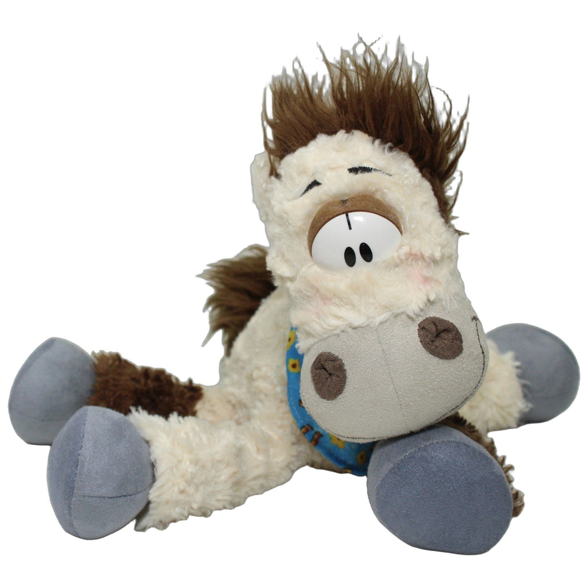 123000026271 Depesche Diddl Pferd mit Halstuch Kuscheltier Kumpel Leo 30cm Beige Braun