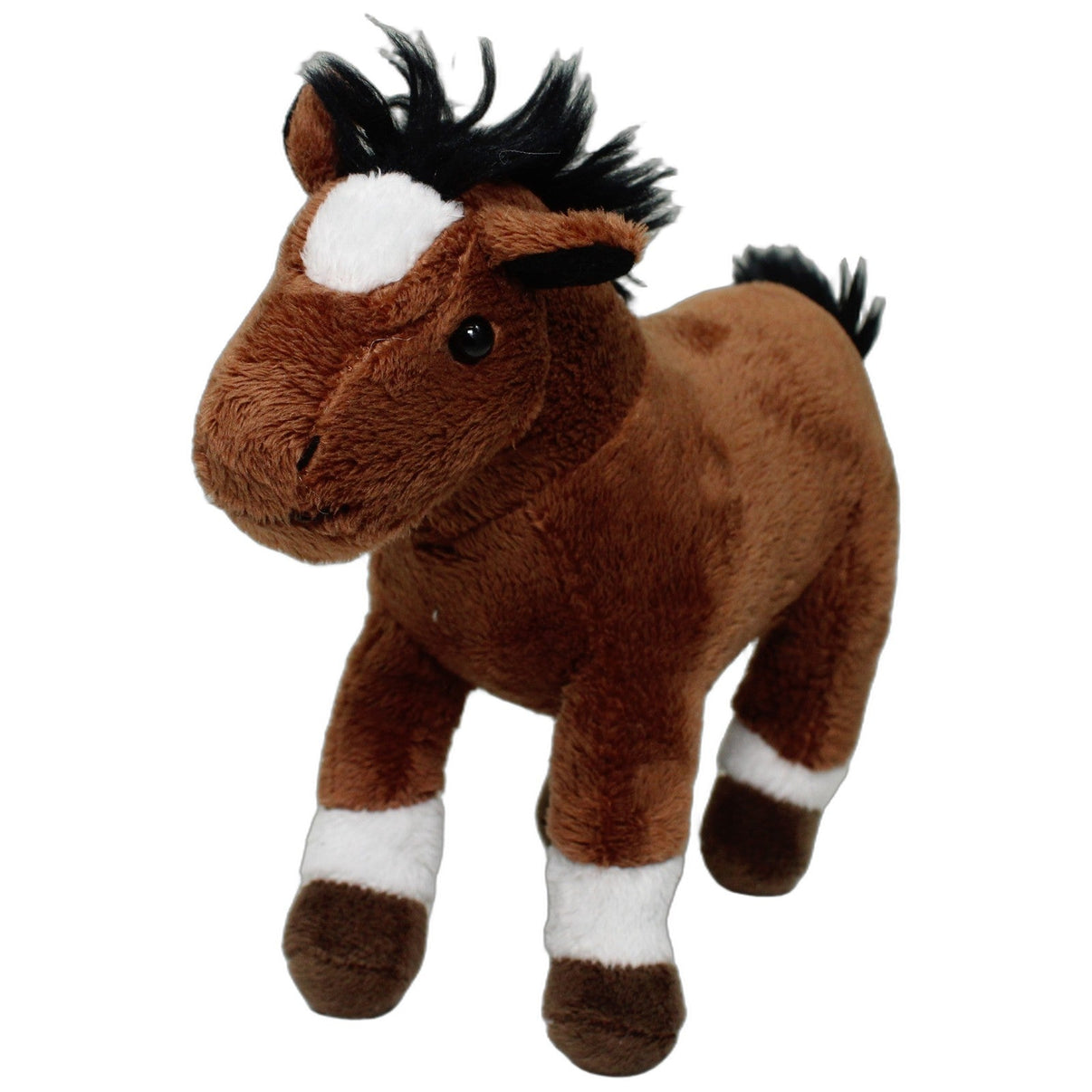 123000026283 Cornelissen Braunes Pferd mit weißer Blässe Kuscheltier Kumpel Leo 20cm Braun ebay-stofftiere