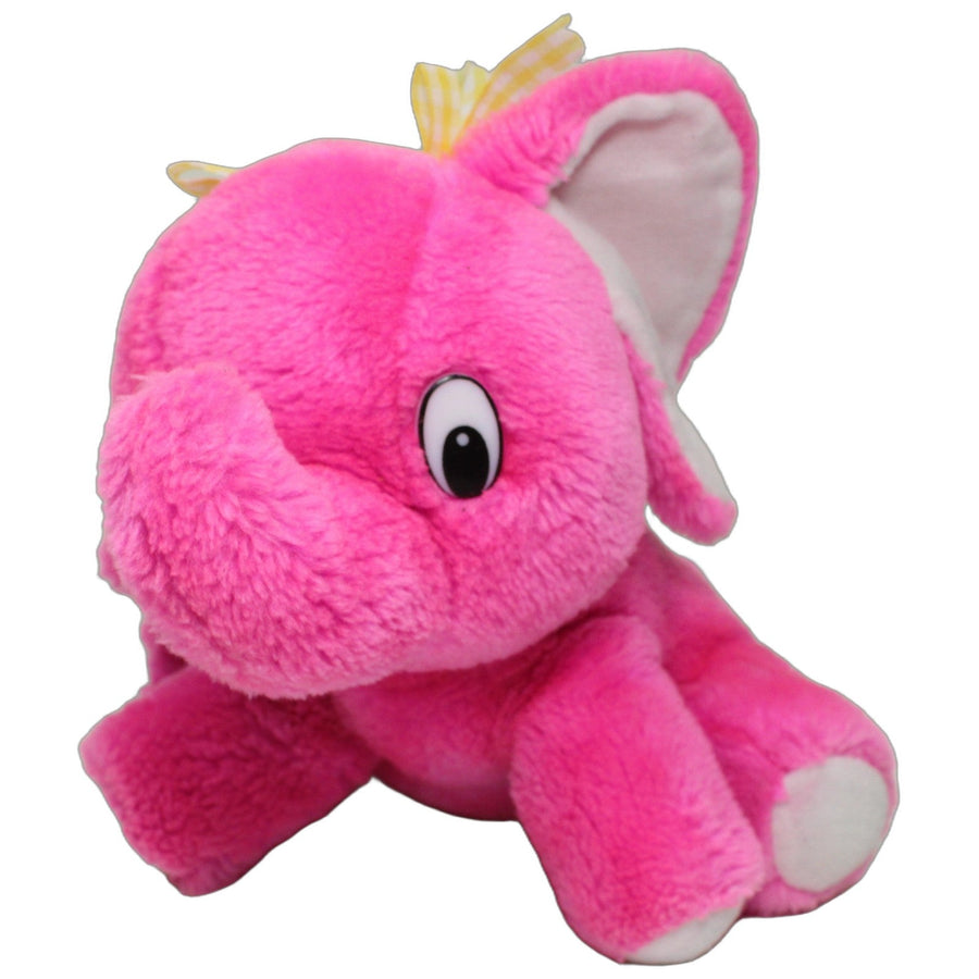 Süßer pinker Elefant mit gelben Schleifen