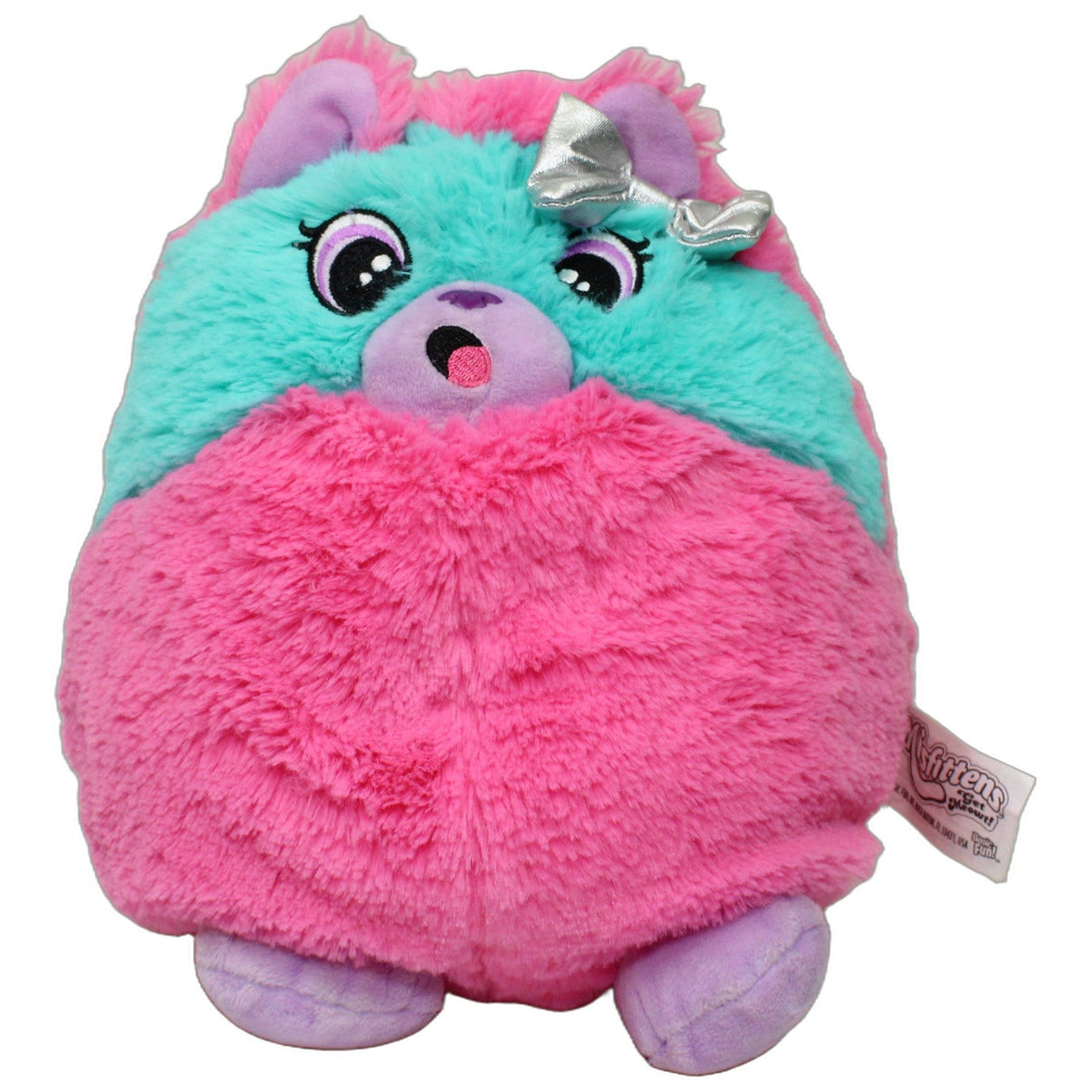 123000026322 Basic Fun! MIstfittens, pinke Katze Kuscheltier Kumpel Leo 24cm Blau ebay-stofftiere