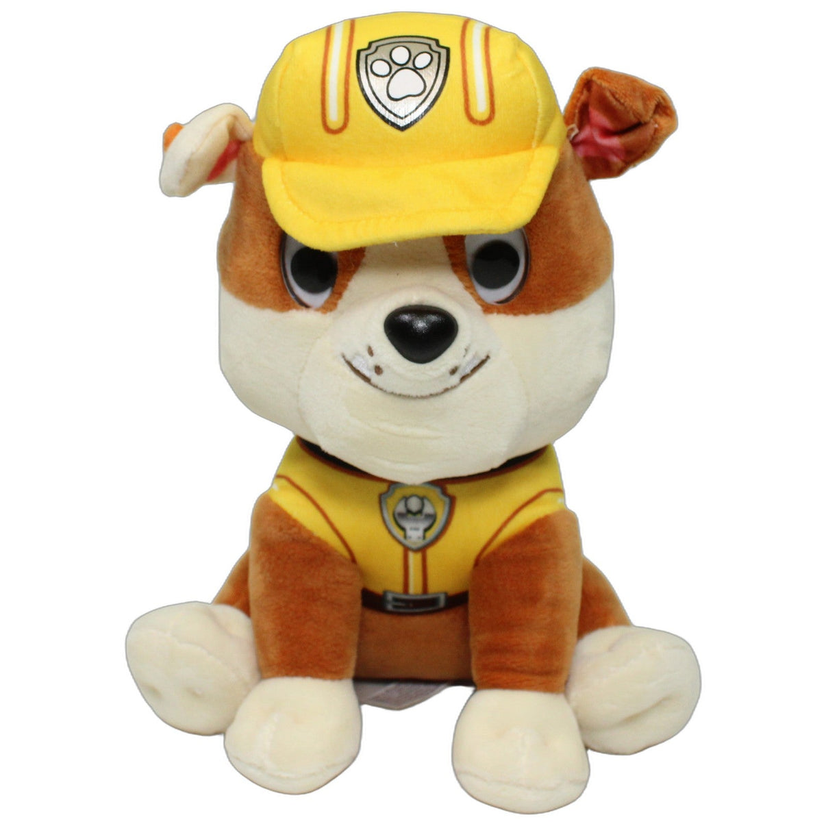 123000026330 Spin Master Rubble aus Paw Patrol, sitzend Kuscheltier Kumpel Leo 24cm Beige Braun