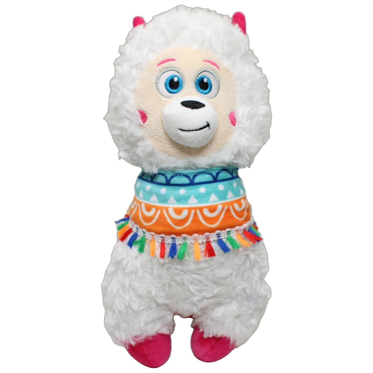123000026356 Landahl & Baumann Großes weißes Alpaka mit bunten Schal Kuscheltier Kumpel Leo 35cm Alpaka ebay-20-stofftiere