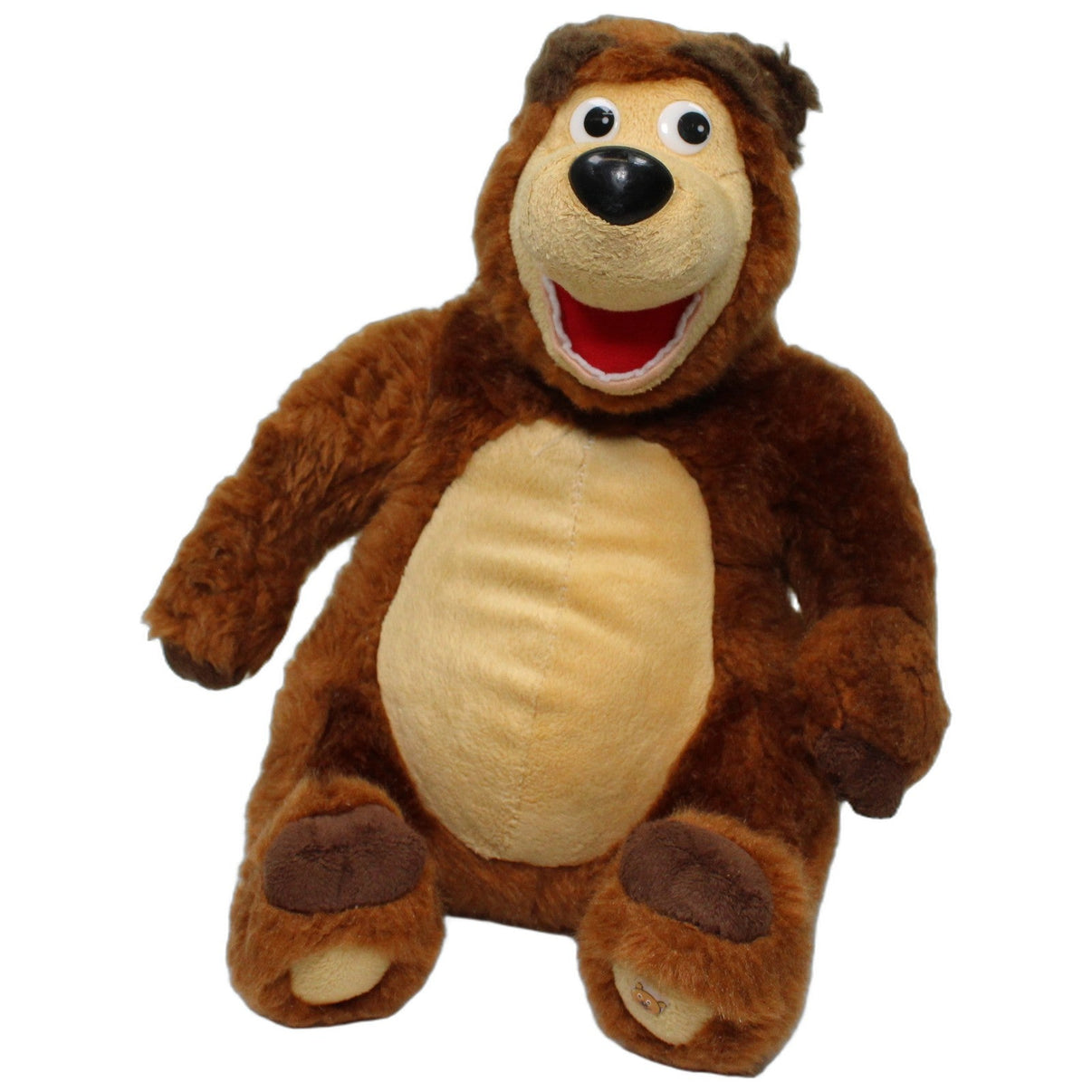 123000026368 Unbekannt Bär aus Mascha und der Bär Kuscheltier Kumpel Leo 30cm Beige Braun