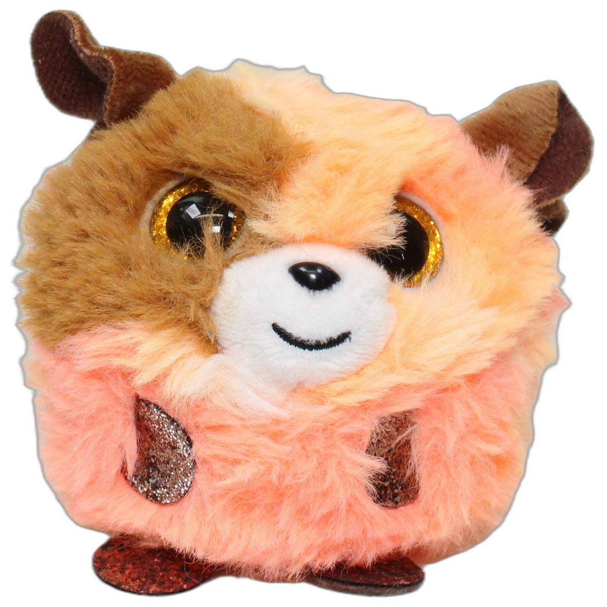 123000026369 TY Puffies, Hund Mandarin Kuscheltier Kumpel Leo 8cm Braun ebay-stofftiere