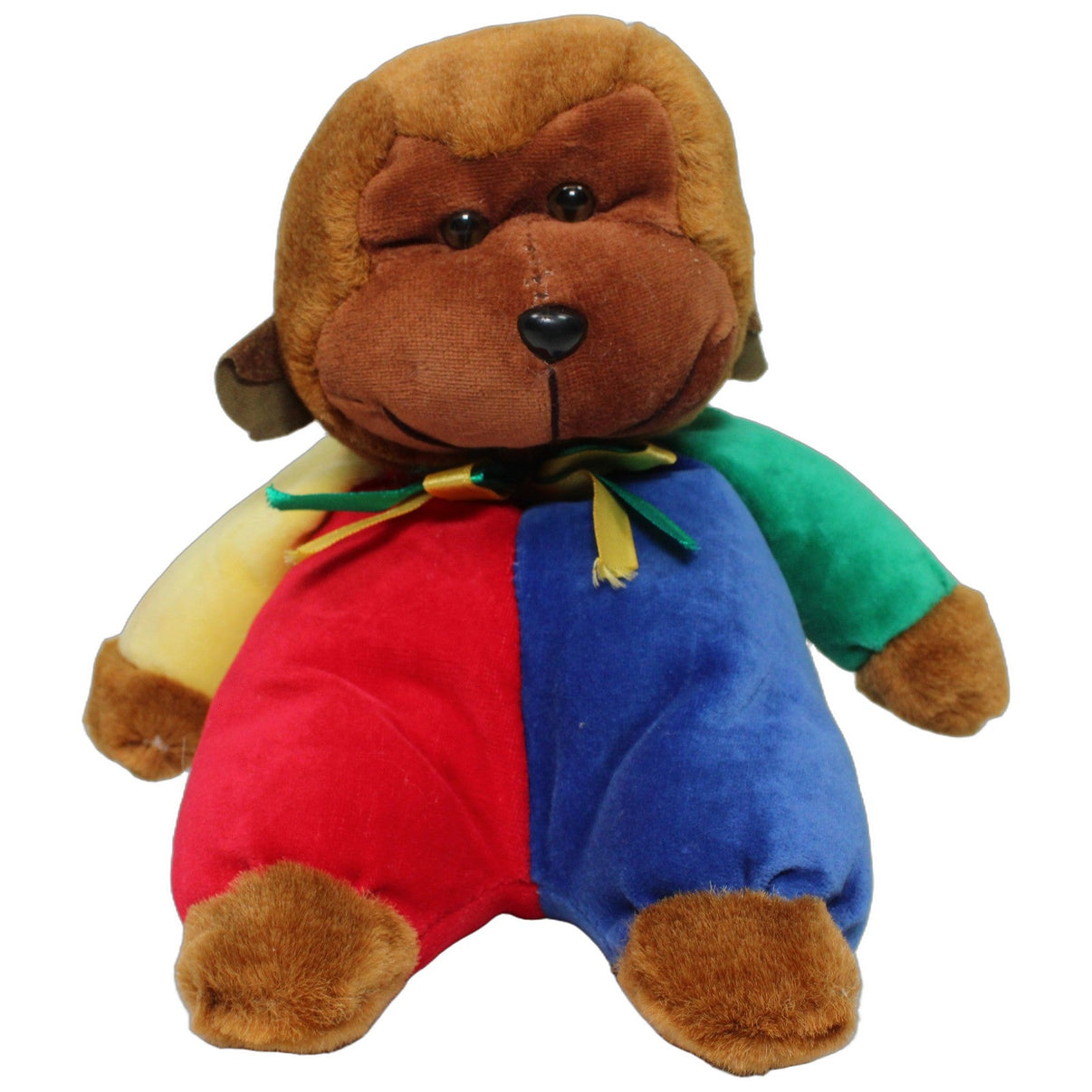 123000026402 ESC Sparkasse, Affe mit buntem Outfit Kuscheltier Kumpel Leo 25cm Affe Blau
