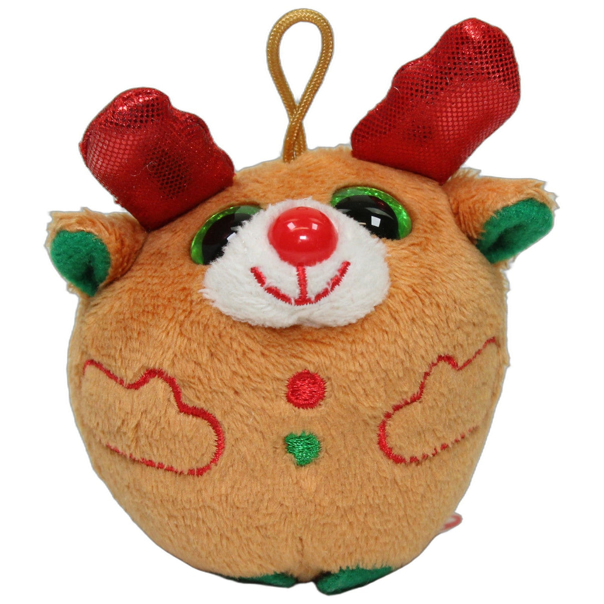 123000026472 TY Baby Beanies, Rentier Chesnut Kuscheltier Kumpel Leo 2013 7cm Beige